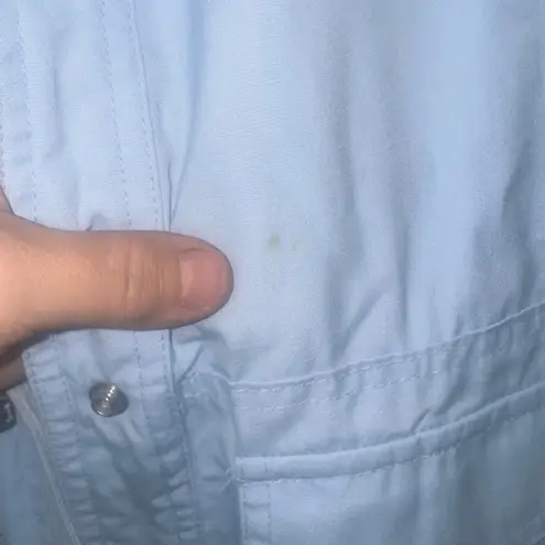 Vintage IZZI Jacket Blue PIN STRIP Women's Size MEDIUM