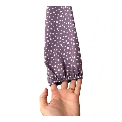 West Kei Stitch Fix Purple Tie Front Blouse // size Small NWT