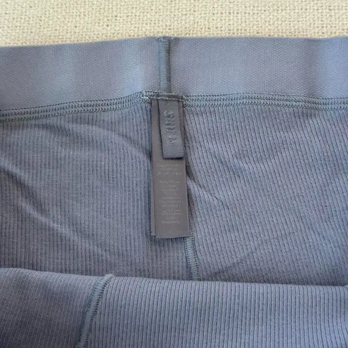 SKIMS Cotton Rib Boxer in Slate, Size Large