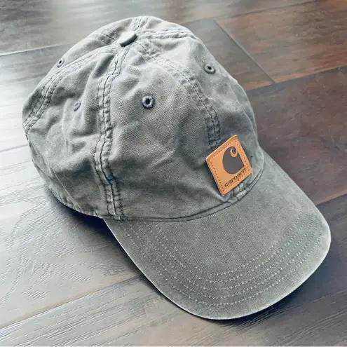 Carhartt  Classic Asphalt Gray Cotton Canvas Cap Baseball Hat for Women