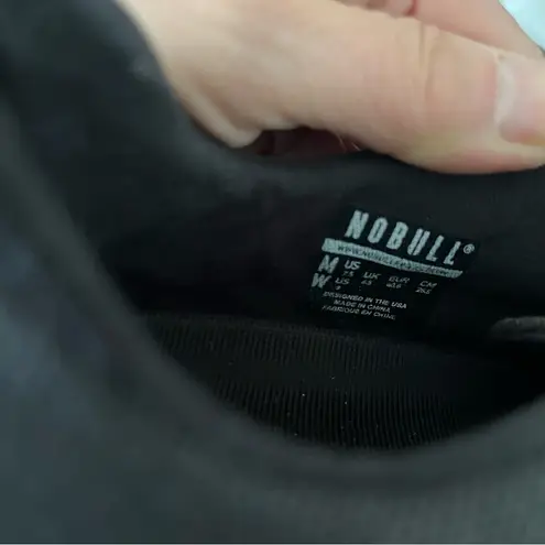 Nobull Black Sneakers Canvas Trainer Low Top Lace Up Mens Size 7.5 Womens Size 9