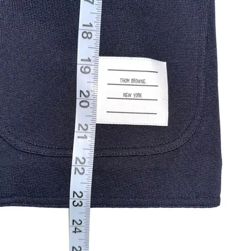 NWT Thom Browne Sack Jacket Wool Tech Milano Navy Blazer IT 36 00 Made In Italy