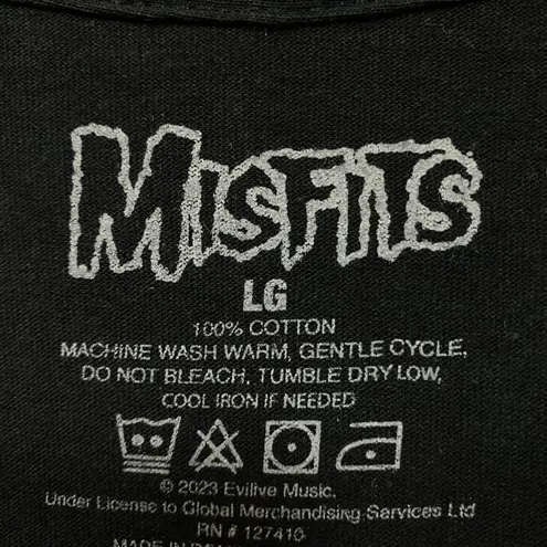 Misfits Crossed Arms Crimson Ghost Horror Punk Band Tee large