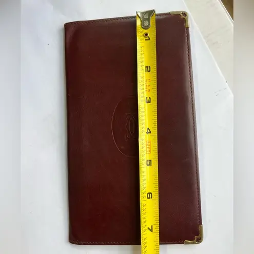 Cartier Wallet With Gold Trim