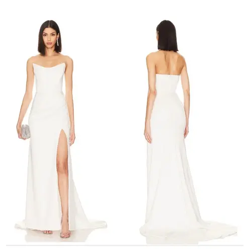 Katie May NEW NWT Noel and Jean Belle Gown White Bridal XS