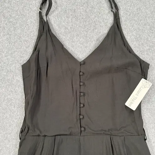 Les Soeurs Lizard Thicket Romper Women's Medium Olive Green V-Neck Shorts New