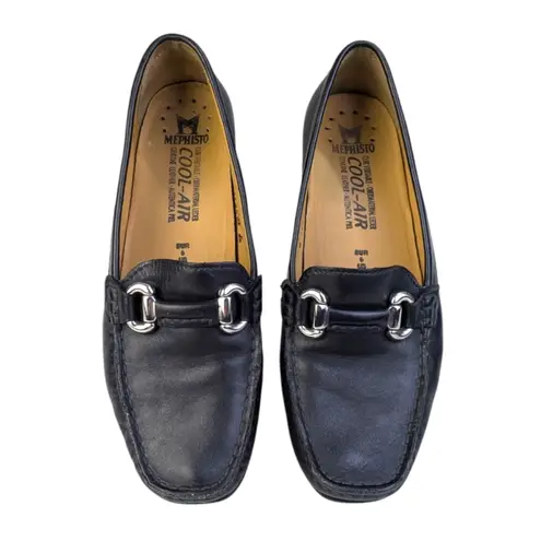 Mephisto Natala Mocassins/Loafers EUC $190 Size 8.5 S3429 Black