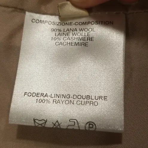 Stella McCartney 💕💕 Wool Cashmere Short Wrap Coat ~ Blush Pink EU 42