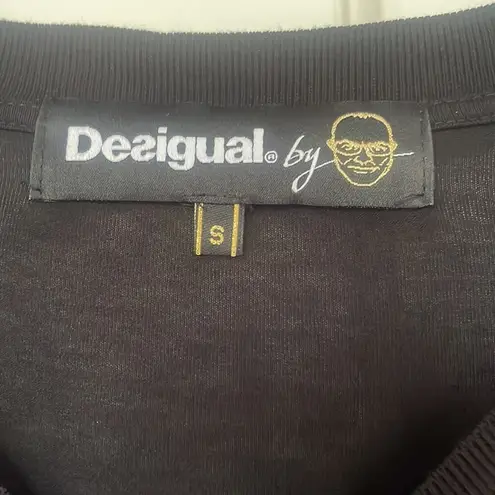 Desigual CHRISTIAN LACROIX x V Neck Printed Jumper Top Small S BAROQUE ART