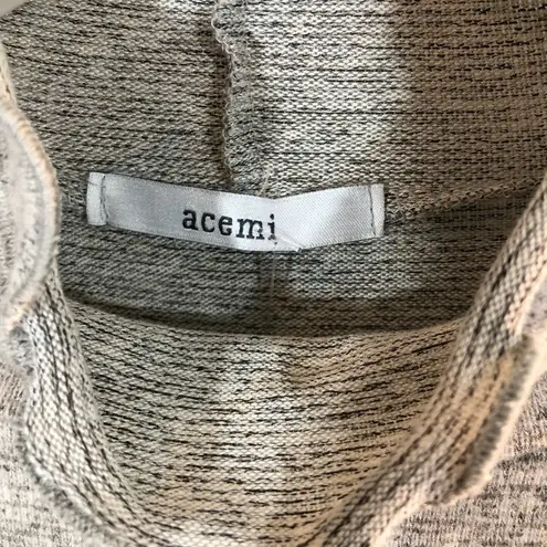Acemi NWT Juniors Mock Ruffled Grey Turtleneck S