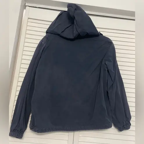 Brandy Melville Navy Blue John Galt Hoodie Jacket