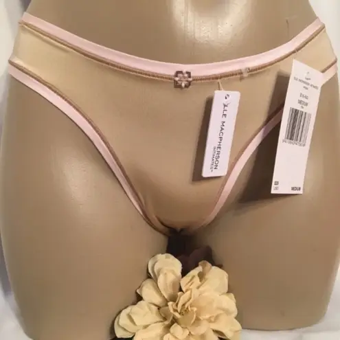 Elle Macpherson SET Pink & Tan Prism Bra & Thong 34C NEW Size undefined - Image 5