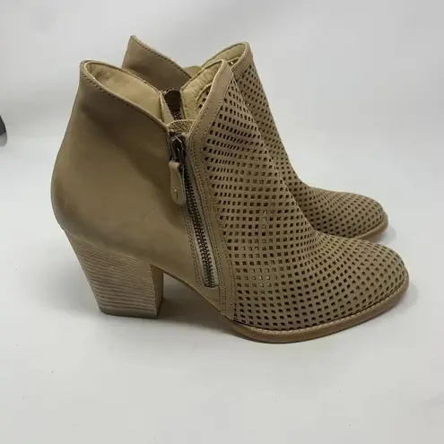 Paul Green Bonzai Perforated Bootie Sisal Nubuck Size 6.5/US 9