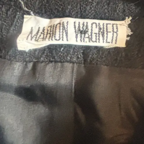 WOUNDED: Vintage 70s/80s Beaded Black Wool Jacket Size 12