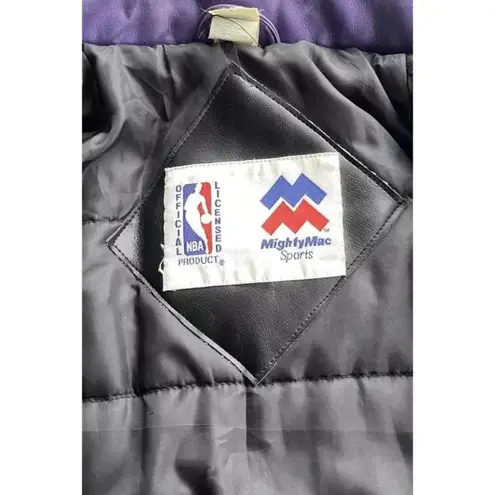 Nba Vintage Los Angeles Lakers Leather Jacket Women’s Sz XL Logo Athletic RARE