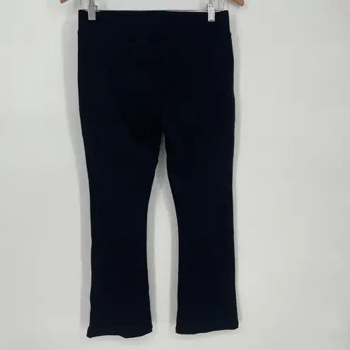 American Giant Womens Black Bootcut Leggings Size 6 Made in USA Casual Comfort