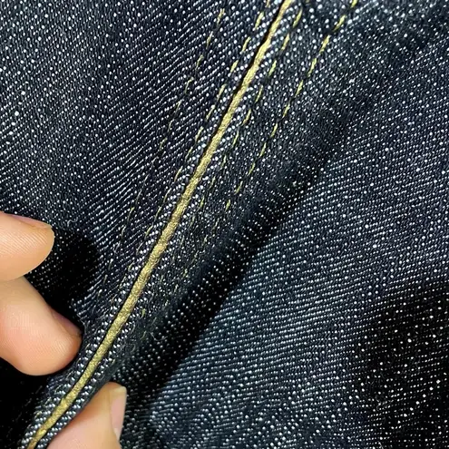 Boom Boom Jeans Boom Boom dark denim bootcut jeans gold stitching and trim juniors Size 7