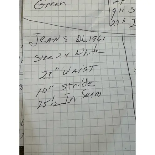 DL1961 Performance Mara Straight Mid Rise Instasculpt Size 24 In White Frayed