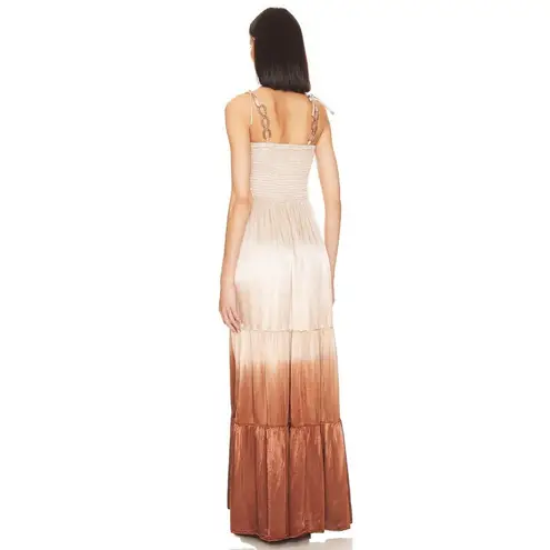 Rays for Days x REVOLVE Eleanor Maxi Dress in Carmel Ombre Small New Womens Brown