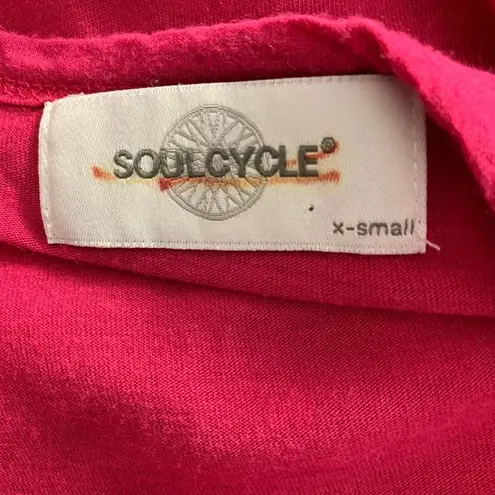 SoulCycle Skull Logo Hot Pink Long Sleeve T-Shirt