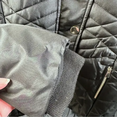 Women Longer Length Plush Lined Quilted Winter Puffer Coat Zip