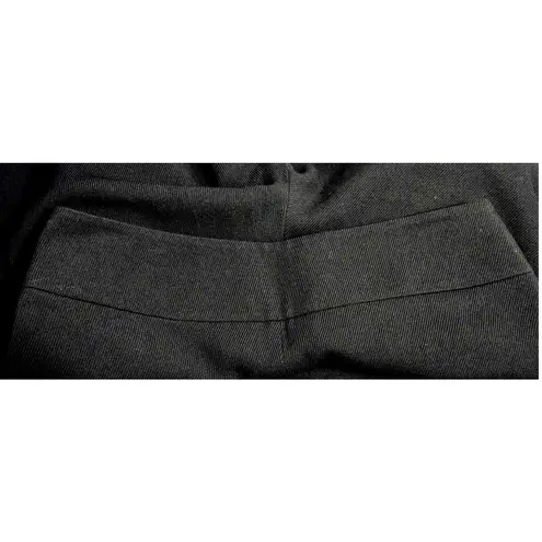 Akris Punto Wide Leg Textured Wool Pants Trousers Black Size 4