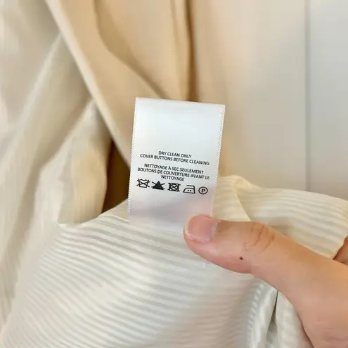 Veronica Beard Two Toned Linen Braeton Dickey Jacket Size 4 NWT