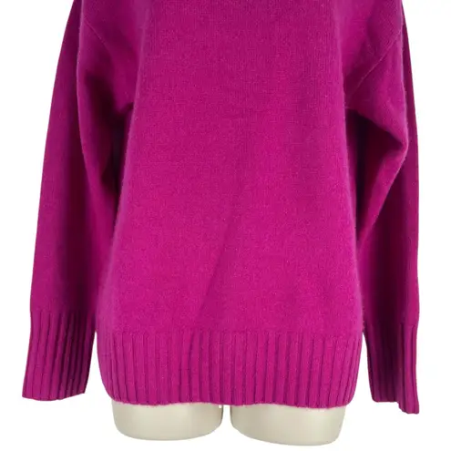 Naadam Luxe Cashmere Turtleneck Tunic Sweater Fuschia Pink Size XS