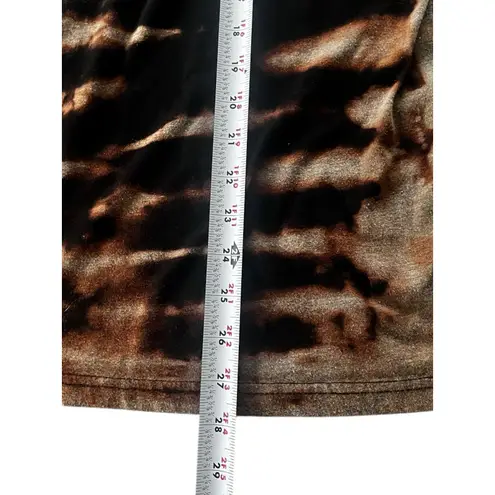 Ghostface Death Tarot Card Custom Bleach Tie Dye Black T