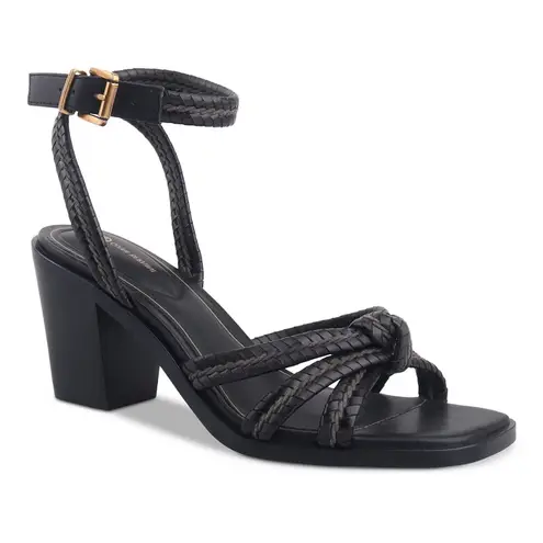 Giani Bernini Women's Renaee Block Heel Woven Strappy Dress Sandals- Size 9