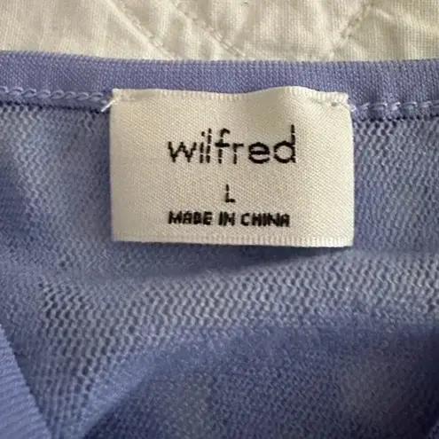 Aritzia Wilfred Sargasso Crop Lace Top Cami Women’s Large Blue