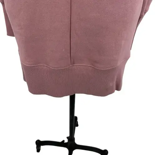 Athleta  Cozy Karma 1/4 Zip Sweatshirt Dress Dogwood Mauve‎ Pink Size XS