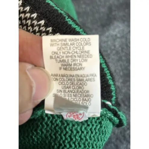 Ugly Christmas Sweater Golfing Santa Graphic Pullover, Green, Adult Large Green