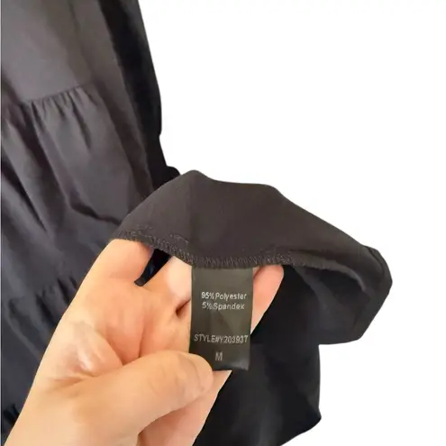 Tuckernuck Pomander Place Black Crepe Kenzo Dress Size M