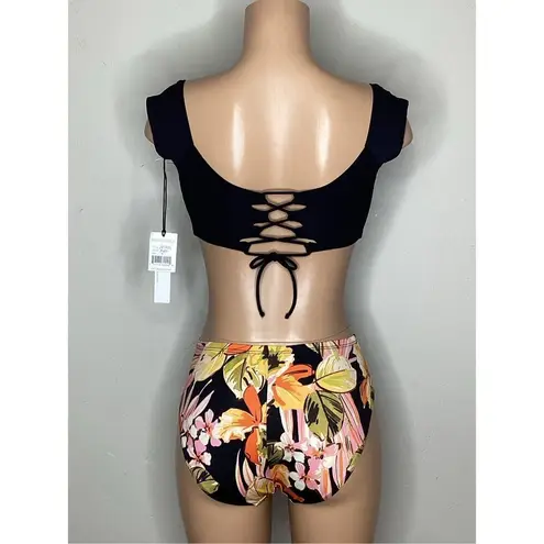 Robin Piccone New. high waisted floral bikini. Medium. Retails $210. - Image 8