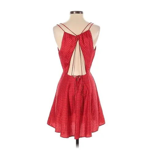 ZARA  Red & Black strappy polka dot dress