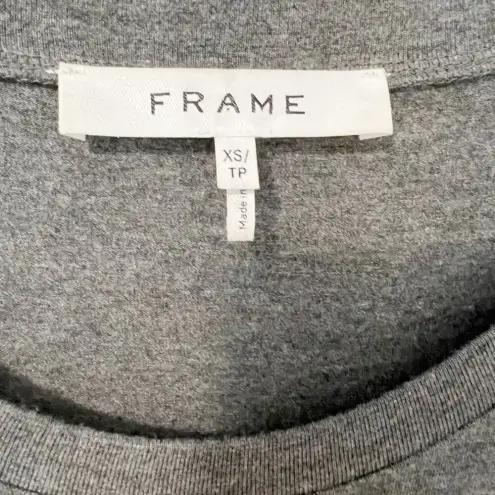 frame denim NEW FRAME Ruched Crisscross Dress in‎ Gray