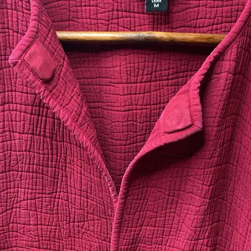 Eileen Fisher  pink blazer with magnetic closure size medium