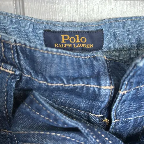 Polo Ralph Lauren Women Dresla Wash Belted Denim Jogger Pant NWT W1523 Sz 25 Blue