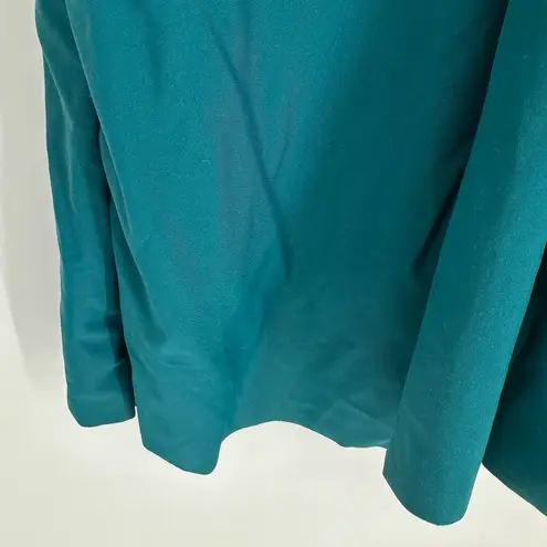 Bloomchic Solid Teal Ruffle Hem Empire Waist Halter Neck Swim Dress size 18/20 Green