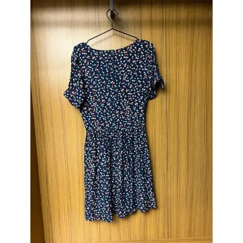 Madewell  Women's Size 2 Navy Blue Daisy Floral Mini Dress Casual