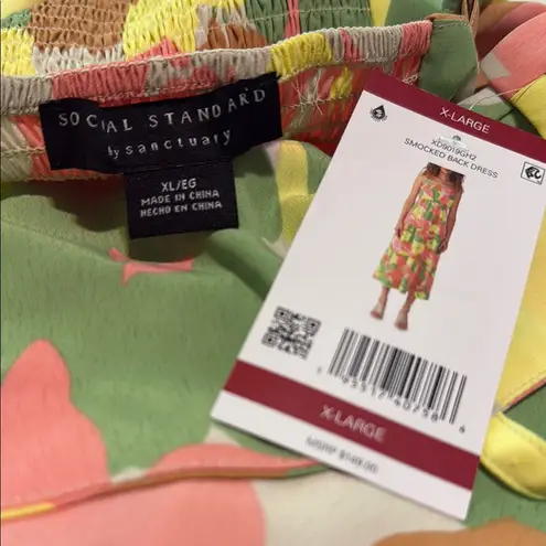 Sanctuary Social Standard by  Get-Away Maxi Dress in Flower Burst NWT