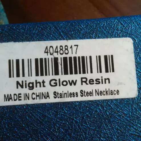Glow in the Dark Stainless Steel Pendant Necklace