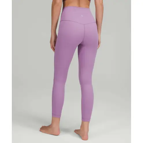 Lululemon  Align High-Rise Pant 25" Wisteria Purple Nylon Cropped Leggings Size 0