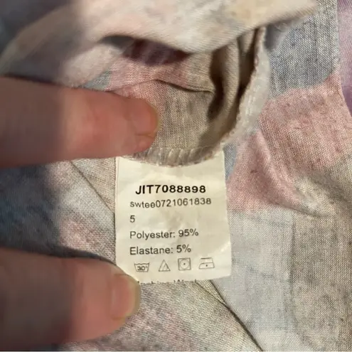 Emery Rose Cat T Shirt Colorful Graphic Tee Top Catlady Trapeze Size 3 XL