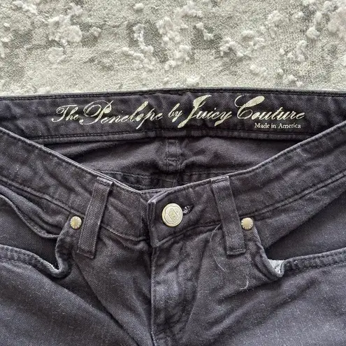 Juicy Couture Penelope low rise black jeans