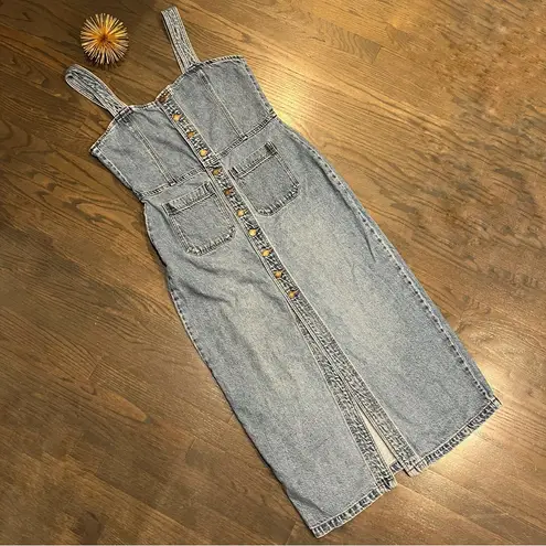 Rolla's Women’s Sailor Jean Midi Dress Azure Size 14 / XL Blue