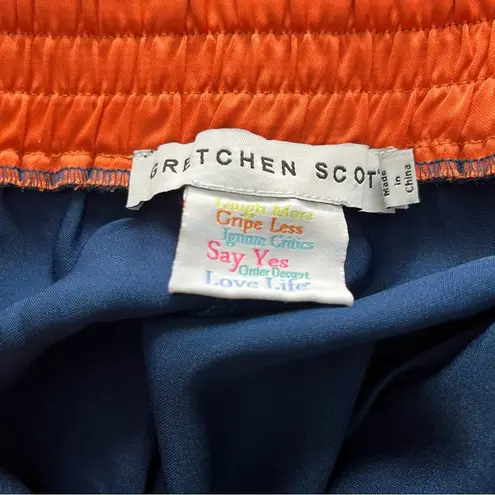 Gretchen Scott Pull on Pants Mix Master in Blue Goddess