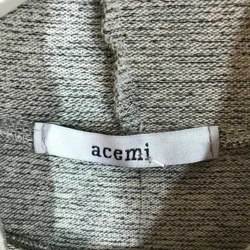 Acemi NWT Juniors Mock Ruffled Grey Turtleneck S