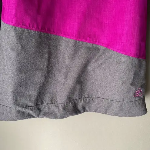 PWDR Room sz S pink block color puffer waterproof coat